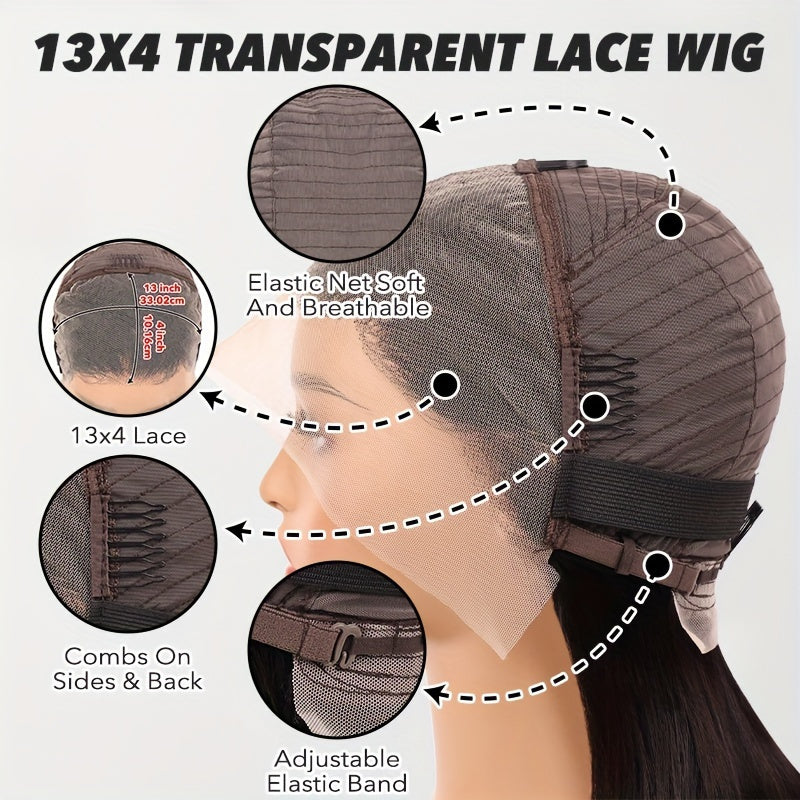 99J Burgundy HD Lace Front Human Hair Wig - Glueless 13x4 Pre-Plucked Body Wave 200% Density Wine Red Costume Wig for Women, Wear & Go Party & Holiday Hair, Wig Accessories